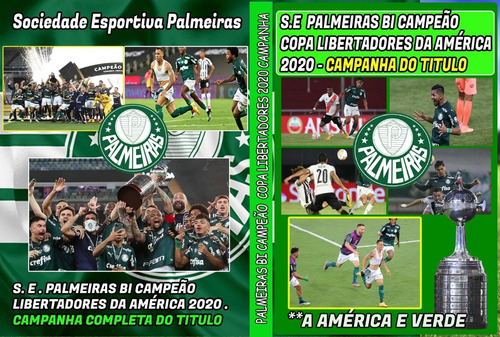 Dvd Palmeiras Bi Campeão Libertadores 2020 - (duplo)