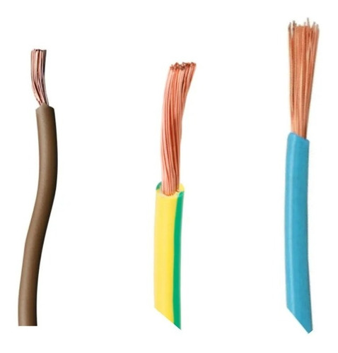Cable Unipolar 2,5 Mm X 50m Fonseca Pack X 3 Colores Iram