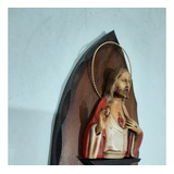Plaqueta Del Sagrado Corazón De Jesús - 25 Cm - Tradicional 