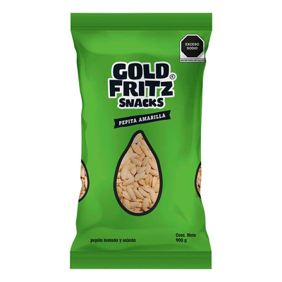 Pepita Amarilla Gold Fritz 900g Semilla Calabaza Snack | MercadoLibre