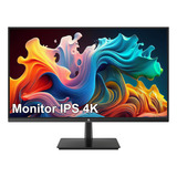 Monitor Z-edge U28i4k De 28 Pulgadas Con Retroiluminación Led Ips Y Resolución 4k Dp Hdmi Negro 110v 220v