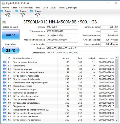 Disco Duro 2.5 Para Notebook O Play Samsung St500lm012 500gb