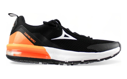 Tenis Running Hombre Pirma 5030 Valvula Negro Naranja