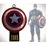 Usb De Capitán América Escudo - Avengers Thanos Superheroes