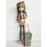 Monster High Rochelle Goyle Scaris Alas Maleta Vestido Viaje