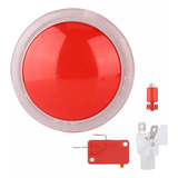 Botão De Lâmpada Led De 100 Mm Big Round Arcade