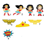  Aplique Mulher Maravilha Wonder Woman Patch Termocolante
