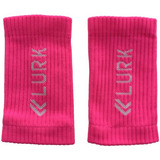 Munhequeira Canelada Lurk Crossfit Fitness Grip Rosa Neon