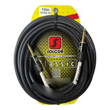 Cable Para Instrumento Señal 10m Plug A Plug Solcor 6103l10