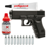 Gen 3 Pistola Glock 19 4.5mm 350 Municiones 5 Co2 Xtreme P