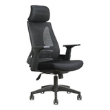 Cadeira De Escritório Presidente Nr17 Ergonômica Premium Toledo Cor Preto Estofamento Do Assento Em Tela Mesh