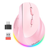 Meetion Ergonomic Mouse, Wireless Vertical Mouse Rgb Back...