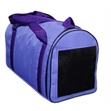 Bolso Transportador Mascota Color Violeta 