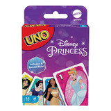 Juego De Cartas Uno Disney Princess De 2 A 10 Jugadores