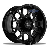 4 Rines 17x9 Off Road 8-165 Dodge Ram Hummer Chevrolet