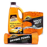 Car Wash Kit By Armor All, Includes Car Wash Soap, Wash Mit.