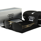 Gafas Marca Reggaeon Emblema Audi 553 Color Negro Y Oro