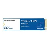 Disco Duro Sólido Interno Wd Blue Sn570 De 500gb - Pcie 8gb/