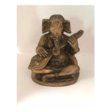 Ganesh Antiguo Bronce. Dios Hindu De La Suerte.