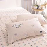 Cartoon Cinnamoroll Print Pillowcases Set Cotton Kids Girl P