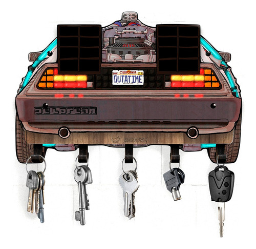 Porta Llaves Pared Delorean Star Wars Varios Modelos Colgar