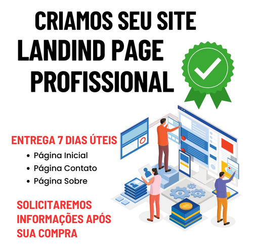 Criação De Site Landing Page Profissional