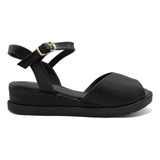 Sandalias Mujer Piccadilly Taco Chino Hebilla Faja 458034