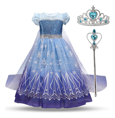 Vestido Largo De Princesa Para Fiesta De Cumpleaños Para Niñ
