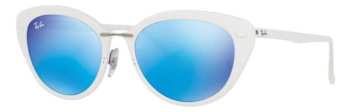 Gafas De Sol Rectangulares Ray-ban Rb4250 Para Mujer, Azul E
