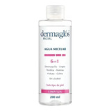 Agua Micelar Dermaglos Facial 6 En 1 X 200 Ml