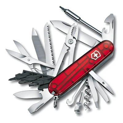 Navaja Victorinox Cybertool L 1.7775.t, Color Rojo Translucido | Meses sin interés