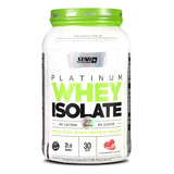 Star Nutrition Platinum Whey Isolate Proteínas Sabor Crema De Fresa En Pote De 908g