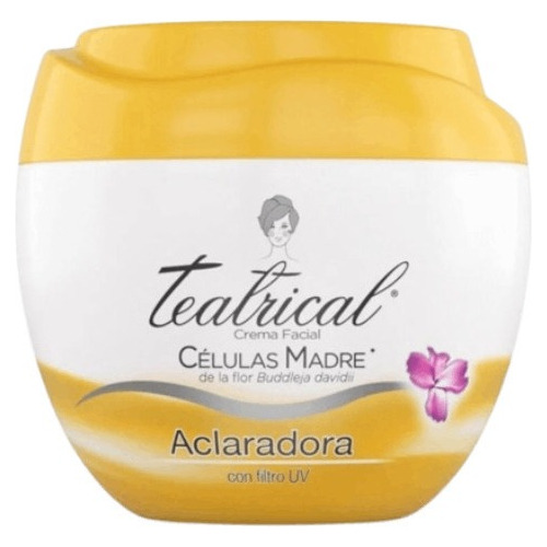 Crema Facial Aclaradora Teatrical Células Madre 100g