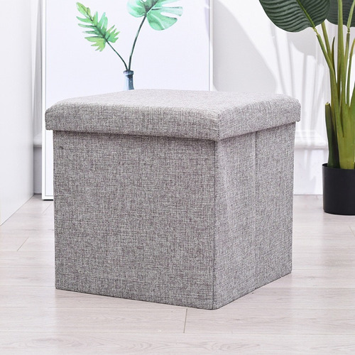 Puff Silla Cubo Organizador Plegable