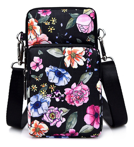 Bolso De Hombro For Teléfono Celular Con Estampado De Flore