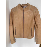 Campera Chaqueta De Cuero 100% Marca Curto Uruguay Talle M