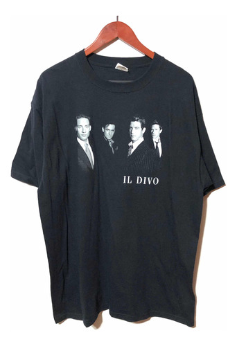 Playera Vintage Tour Musical Il Divo 2006 World Tour Xl