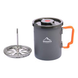 Widesea Cafetera De Camping 750ml Con Cafetera De Prensa Fr. Color Gris