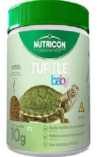 Ração Nutricon Para Tartaruga Filhote Turtle Baby 10 Gr