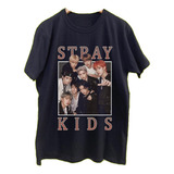 Remeras Estampadas Dtg Full Hd Stray Kids Marron Musica