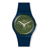 Reloj Swatch Buchetti Green Skeleton Dial Para Hombre