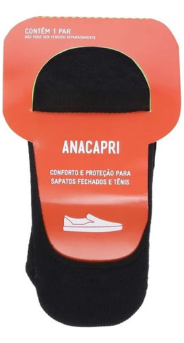 Meia Slip Anacapri Preta