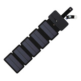 Cargador Plegable Portátil Con Panel Solar Para Cámara Exter