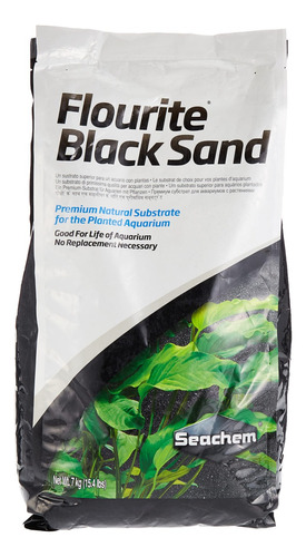 Flourite Black Sand 7kg Seachem Plantado Acuarios Sustrato