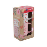 Pack 2 Tazas De Cerámica Crown Baccara + Galletas Macma 62 G