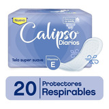 Calipso Protector Diario Femenino Respirable Ext.seda 20u