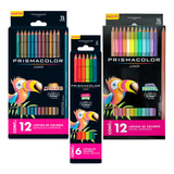 Colores Prismacolor Junior Metalicos + Pastel + Neon Dibujo