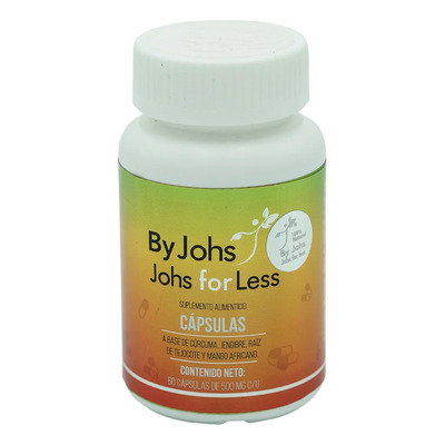 Pastillas de Jengibre y Cúrcuma By Johs Sin Sabor Suplemento Nutricional | Meses sin interés