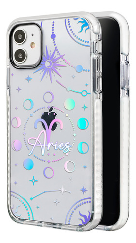 Funda Para iPhone Uso Rudo Mujer Signo Zodiaco Aries