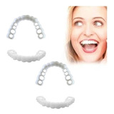 2×carilla Dental Sonrisa Perfecta Instantánea Diente Blancos